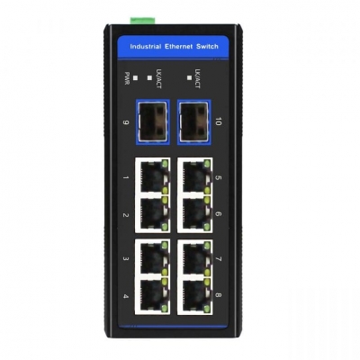 海維Haiview 2光8電千兆SFP 工業級交換機