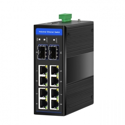 海維Haiview 2光8電千兆SFP 工業級交換機